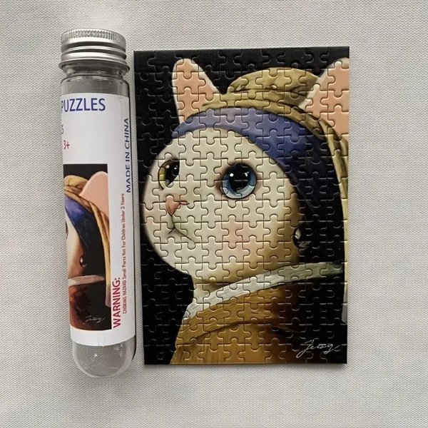 150pcs Mini Test Cartoon Mona Lisa Tube Puzzle Oil Painting Jigsaw Decompress Toys Educational Toys Jigsaw Game | Check Out Today's Deals Now | Temu