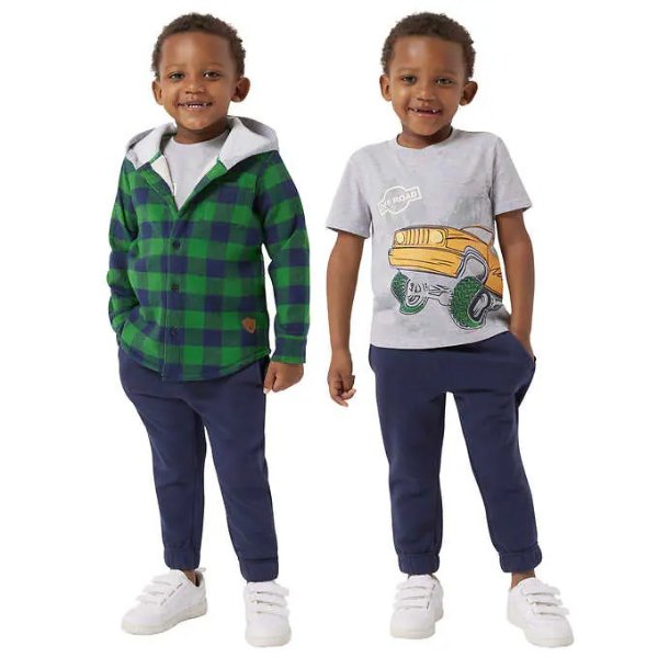 Kids' 3-piece Shirt Jacket Set