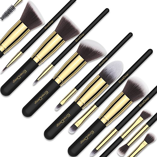 EmaxDesign Makeup Brushes 14 Pieces Professional Makeup Brush Set @ Amazon.com