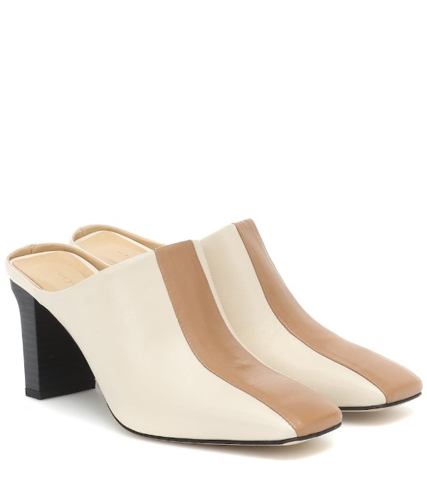 Jude leather mules