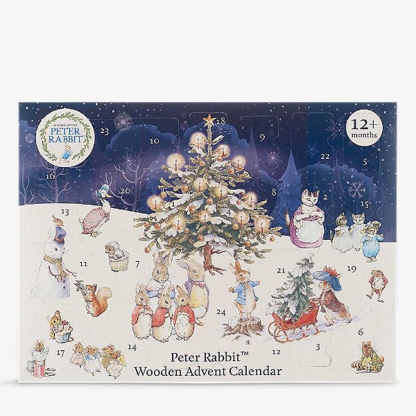 Peter Rabbit wooden advent calendar