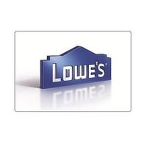 Lowe's价值$100的礼品卡优惠