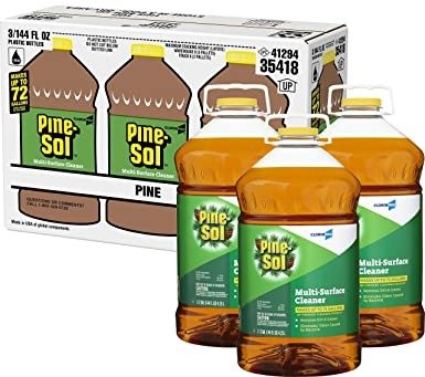 Pine-Sol 35418 Multi-Surface Cleaner, Pine Scent, 144-Ounce Bottle (Case of 3)