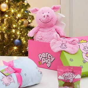 6折起 封面款猪猪礼包£39Marks&Spencer 圣诞礼篮超值价 粉红猪、金箔酒、香氛蜡烛