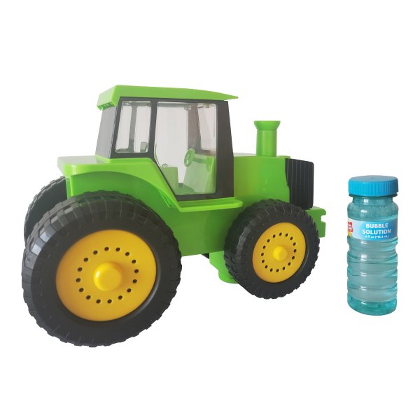 Batteries Operated Bubble Tractor with Music, 2 Pieces