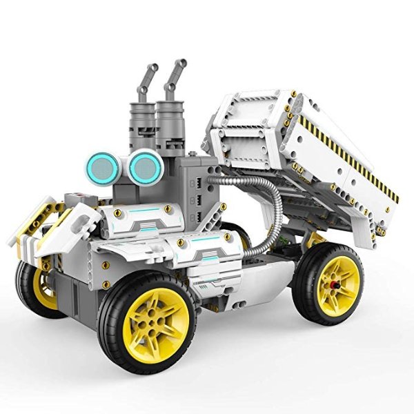 JIMU Robot Builderbots Series: Overdrive Kit / App-Enabled Building and Coding STEM Learning Kit (410 Parts and Connectors)