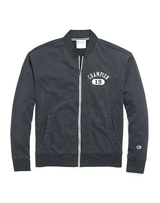 Champion Men's Heritage French Terry Warm-Up Jacket, Arch Logo
