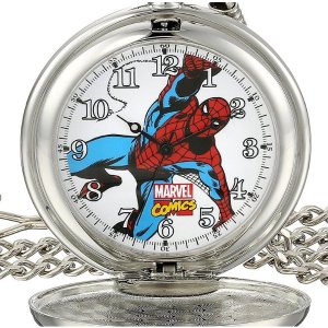 Marvel Men's Spider-Man W001742 Analog-Quartz Pocket Watch