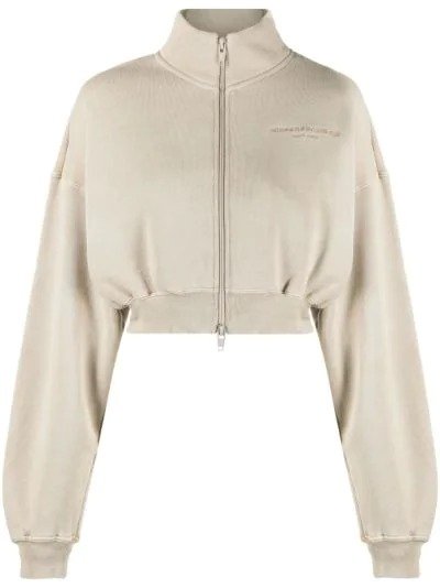 cropped zip-up sweatshirt | Alexander Wang | Eraldo.com