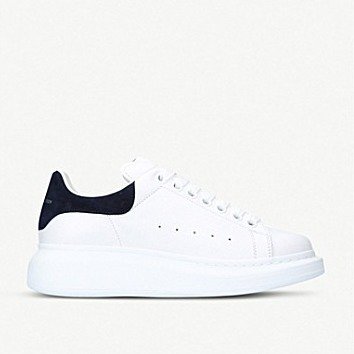 Show leather platform sneakers
