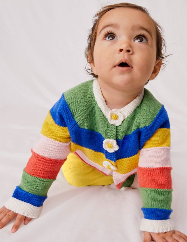 婴幼儿彩虹针织衫