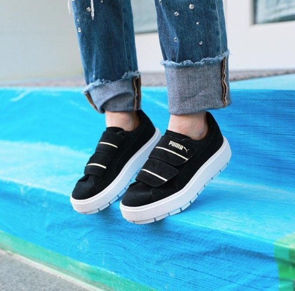 Platform Trace Strap Women’s Sneakers