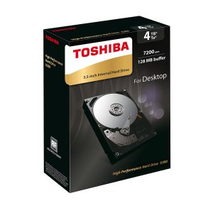 Toshiba X300 3.5寸 4TB 7200 RPM 机械硬盘