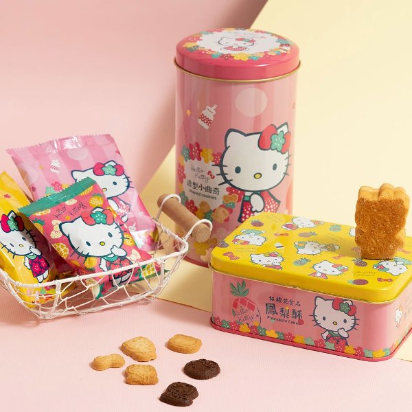 Hello Kitty Sakura Tin Gift Box - Pineapple Cake & Cookies