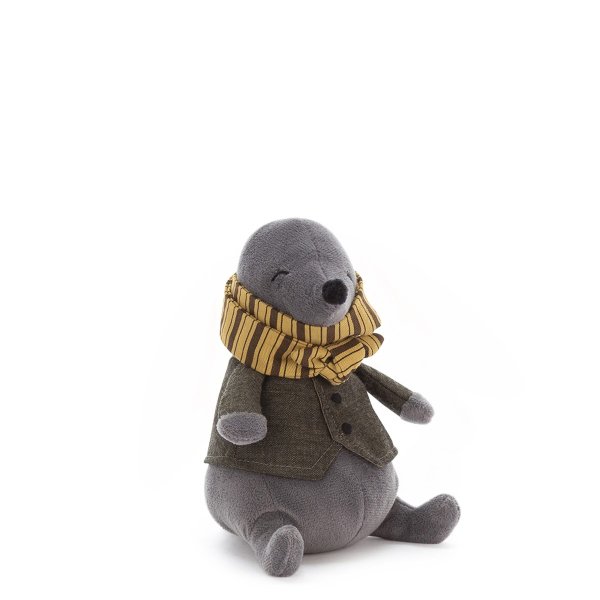Mole soft toy - 17 cm - Riverside Ramblers Mole | AlexandAlexa