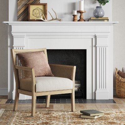 Laconia Caned Accent Chair Beige - Threshold&#8482;