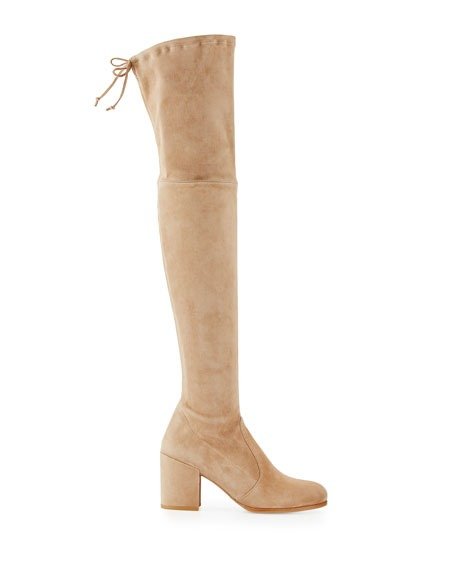 Tieland Suede Over-the-Knee Boot