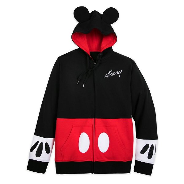 Mickey Mouse Costume Zip Hoodie for Men | shopDisney