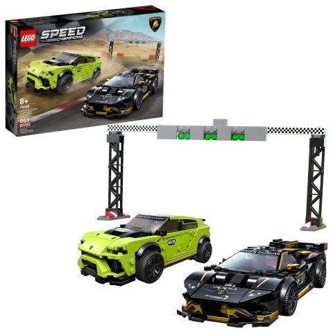 LegoSpeed Champions Lamborghini Urus ST-X & Huracan Super Trofeo EVO 76899 Building Kit