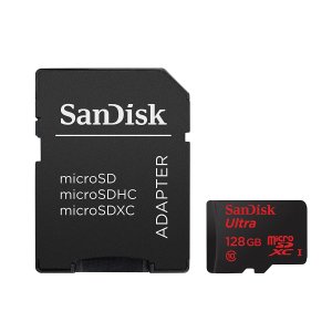 SanDisk Ultra 128GB microSDXC Class 10 UHS-1 Memory Card