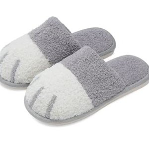SINNO Cute Animal Slippers for Women Indoor Outdoor Memory Foam House Slippers Soft Warm Cozy Fuzzy Bedroom Non-Slip Shoes