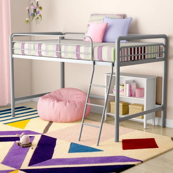 Ahana Twin Metal Loft Bed by Isabelle & Max