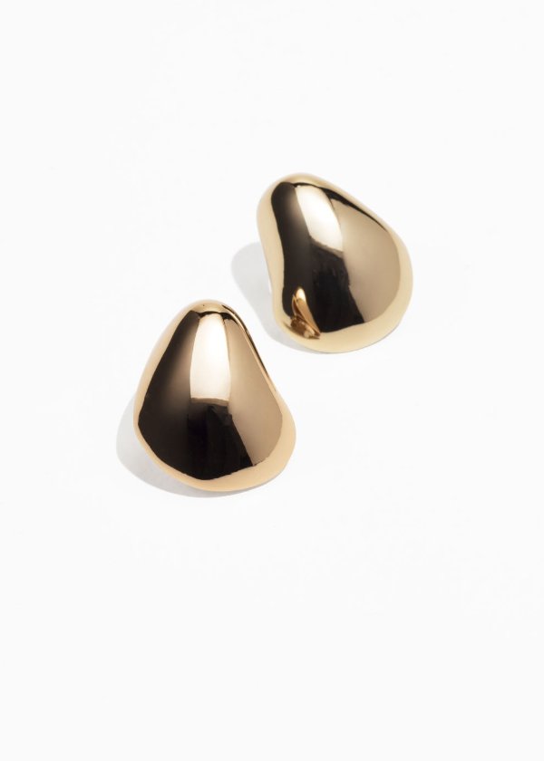 Abstract Drop Earrings - Gold - Drop earrings - & Other Stories US