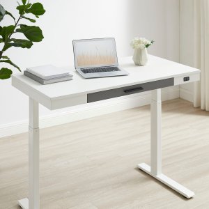 Insignia Adjustable Powered 1-Drawer Standing Desk