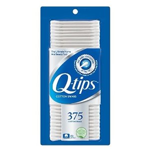 Q-tips Cotton Swabs, 375 ct