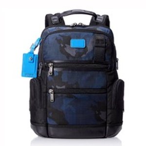 tumi blue camo luggage