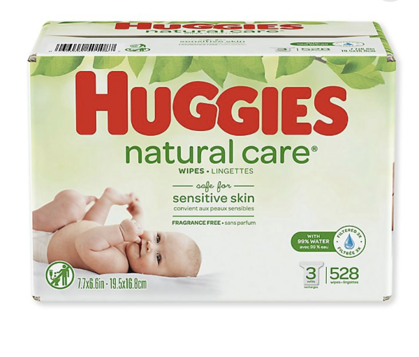 ® 528-Count Natural Care® Wipes
