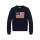 Flag Cotton Crewneck Sweater
