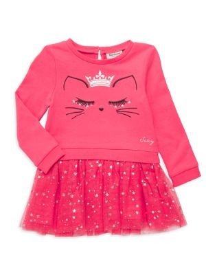 Juicy Couture Little Girl's Embroidered Stretch Dress