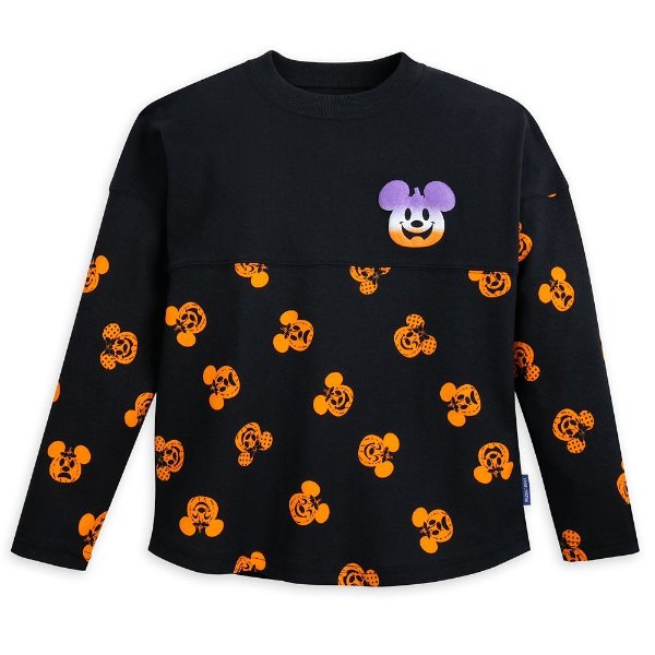 Mickey and Minnie Mouse Pumpkin Spirit Jersey for Kids – ''Happy Halloween'' | shopDisney