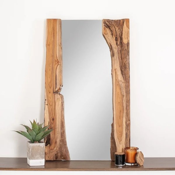 Tollefson Wood Rectangle Mirror