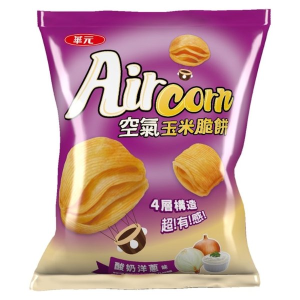 HUAYUAN Aircorn Sour Cream and Onion Flavor 104g