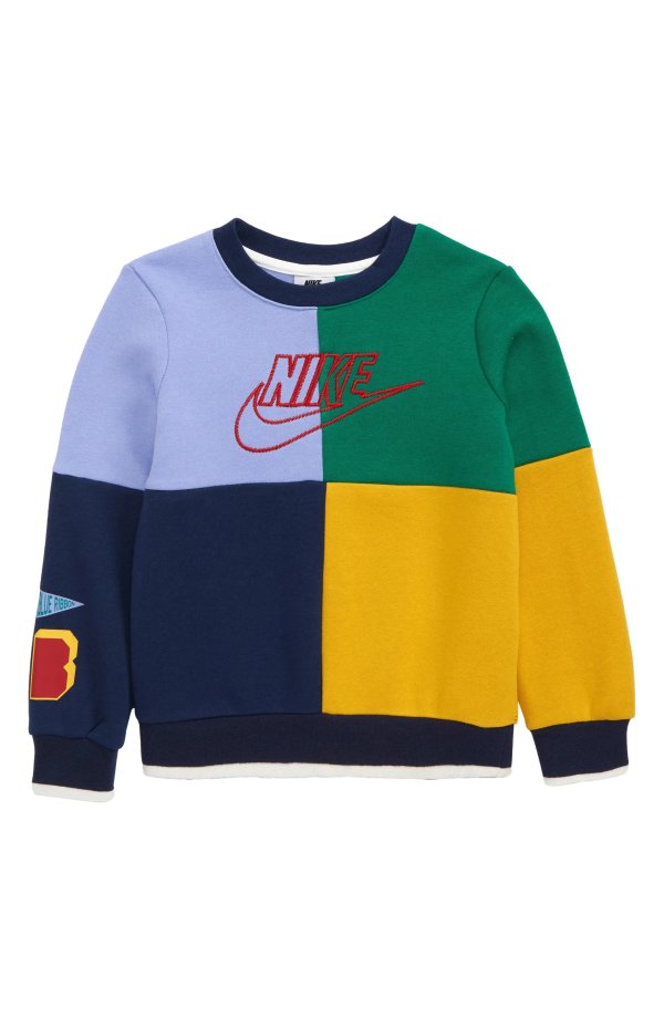 Kid's Amplify Colorblock Sweatshirt