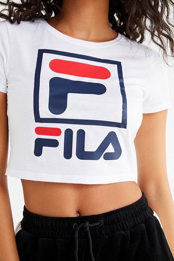FILA + UO 短款T恤