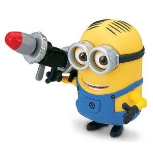 Despicable Me 2 Minion Dave Deluxe Action Figure with Rocket Launcher