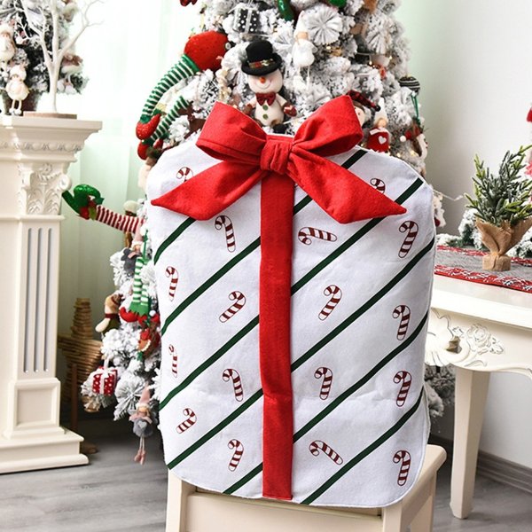 Christmas Chair Back Cover Home Restaurant Atmosphere Decoration