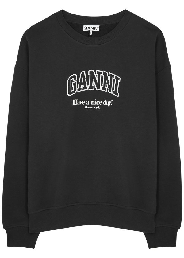 New Season Logo-print cotton sweatshirt