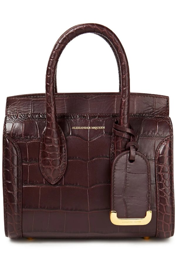 Heroine croc-effect leather tote