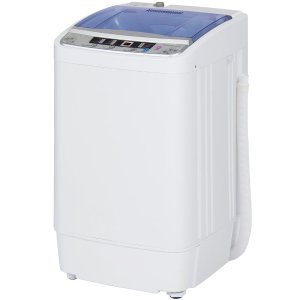 Best Choice Products Portable Compact Automatic Washing Machine Spin Cycle W/ Drain Pipe