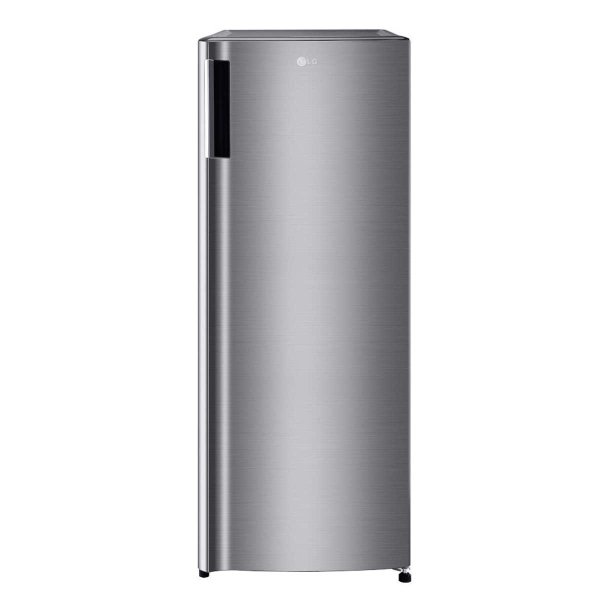 6.0 cu. ft. Single Door Refrigerator with Inverter Compressor and Pocket Handle in Platinum Silver