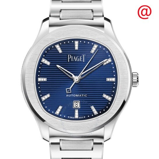 POLO Automatic Diamond Blue Dial Ladies Watch G0A46018