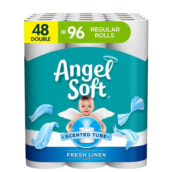 Angel Soft Toilet Paper 48 Double Rolls