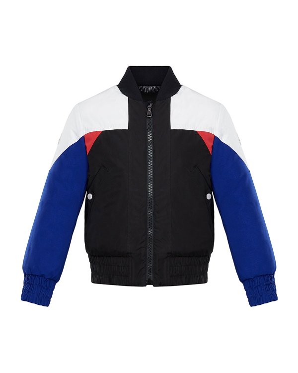 Bulson Colorblock Baseball-Collar Jacket, Size 4-6 Bulson Colorblock Baseball-Collar Jacket, Size 8-14