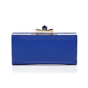 Ted Baker Franny Patent Bow Popper Matinee Wallet @ Bloomingdales