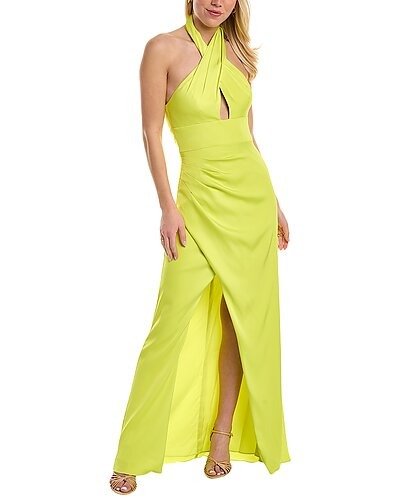 Draped Halter Gown