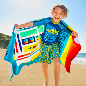 超后一天：迪士尼官网 儿童泳装泳具优惠 收泳衣、沙滩巾、拖鞋、沙滩包